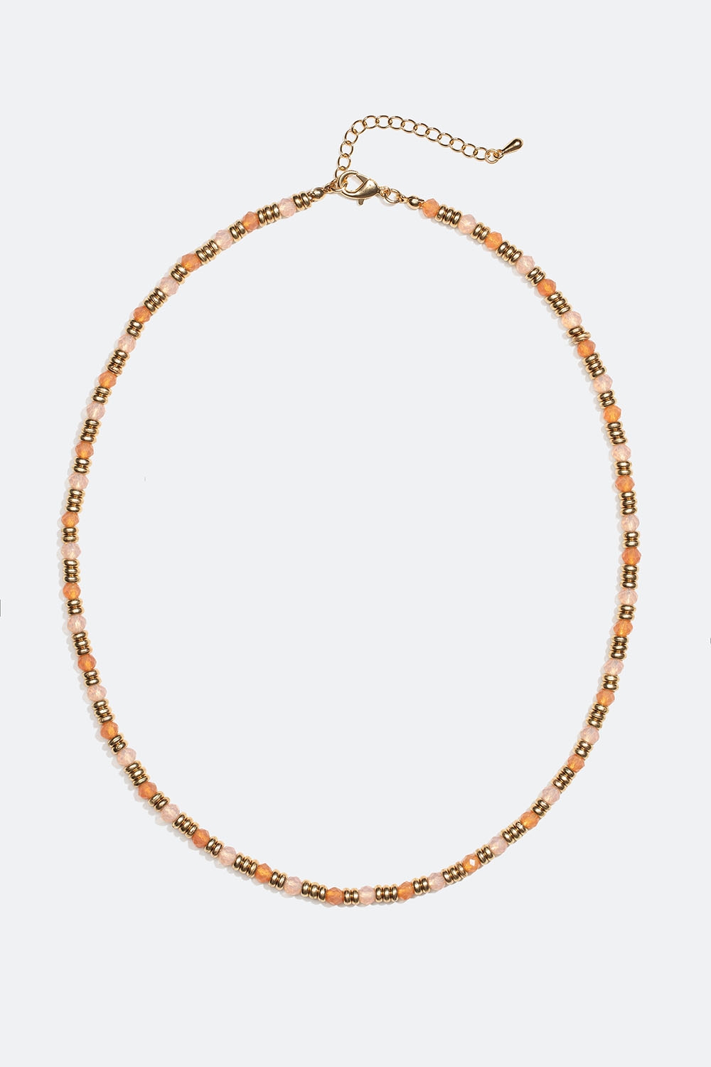 Halsband med guldfärgade och rosa pärlor i gruppen Smycken / Halsband hos Glitter (254001525402)