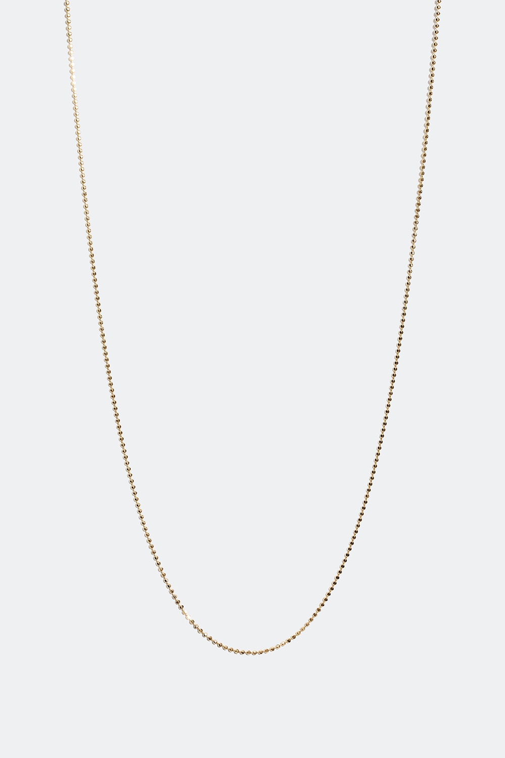 Halsband med kulkedja i äkta silverförgyllt med 18 k guld i gruppen Smycken hos Glitter (554000552000)