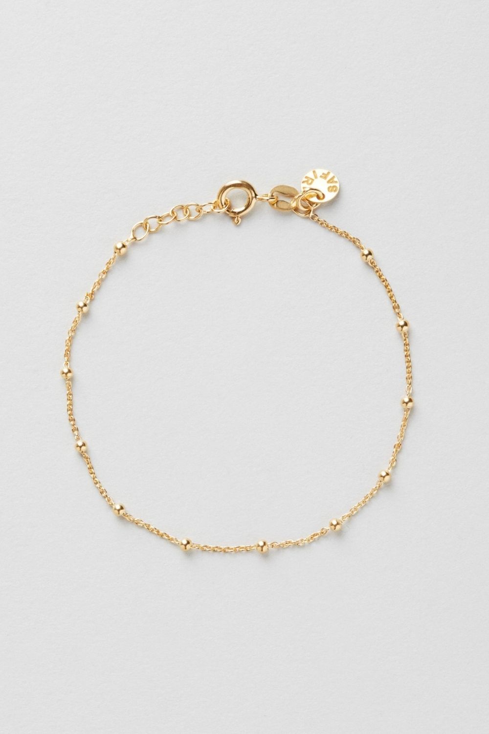 Dot Chain Bracelet 18k Gold Plated i gruppen Smycken / Armband / Tunna hos Glitter (1200120-12-ONESIZE)