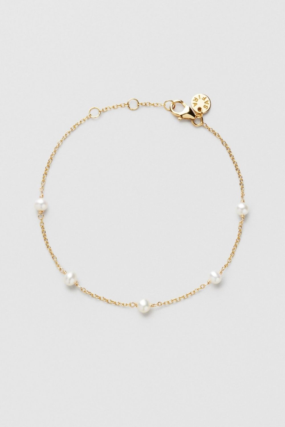Pearl Bracelet 18k Gold Plated i gruppen Store week / 2501 hos Glitter (1200307-12-ONESIZE)