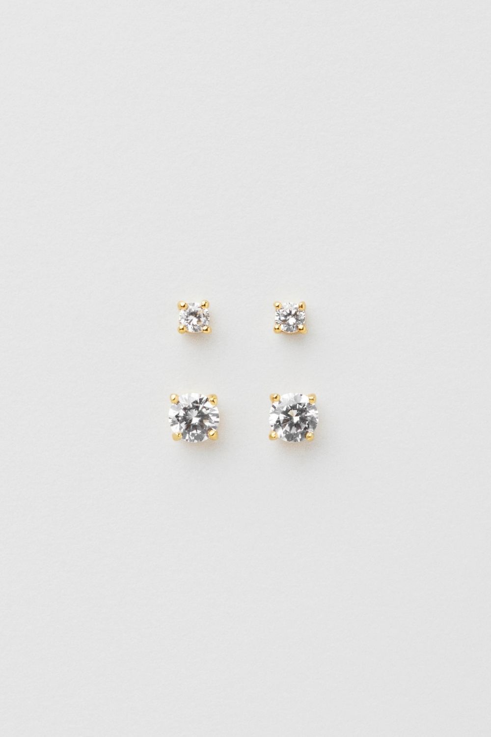 Bling Studs Multipack 18k Gold Plated i gruppen Safira hos Glitter (1300737-12-ONESIZE)