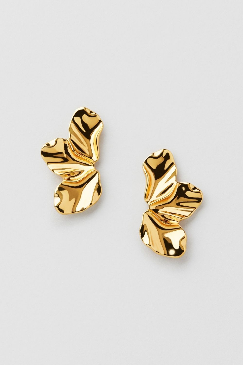 Jasmine Flower Studs 18k Gold Plated Brass i gruppen Smycken / Örhängen hos Glitter (1301234-19-ONESIZE)