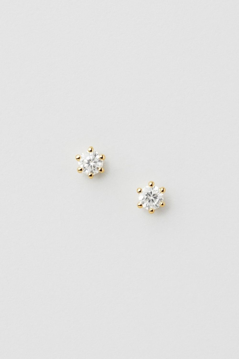 Love Bling Studs 24k Gold Plated i gruppen Guldpläterat äkta silver / Guldpläterade örhängen hos Glitter (1301367-12-ONESIZE)