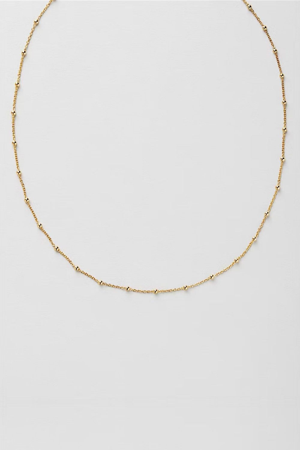 Dot Chain Choker 18k Gold Plated i gruppen Store week / 2501 hos Glitter (1400399-12-ONESIZE)