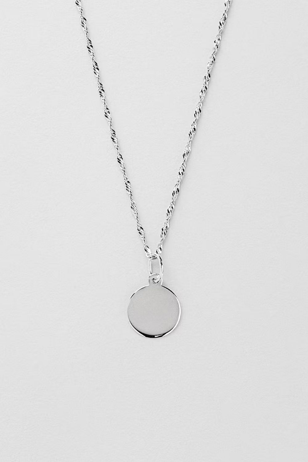 Malva Necklace i gruppen Äkta silver / Silverhalsband / Halsband i äkta silver med hänge hos Glitter (1400543-11-ONESIZE)