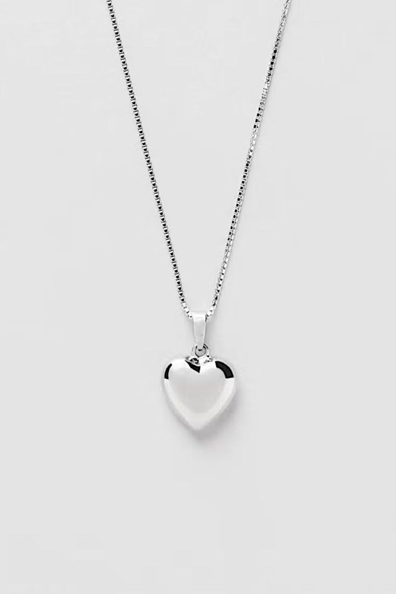 Favourite Heart Necklace i gruppen Äkta silver / Silverhalsband / Halsband i äkta silver med hänge hos Glitter (1400815-11-ONESIZE)