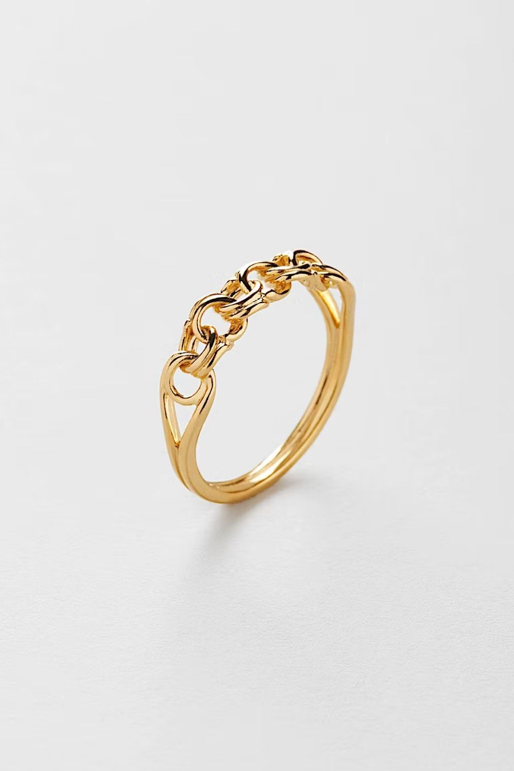 Bismarck Ring (S) 24k Gold Plated i gruppen Guldpläterat äkta silver / Guldpläterade ringar hos Glitter (1500453-12)