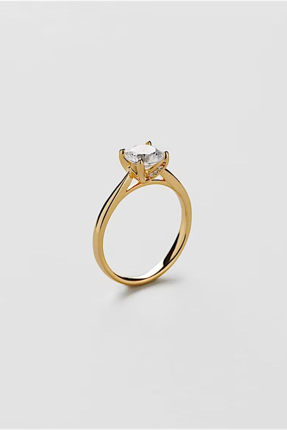 The One Ring 18k Gold Plated i gruppen Guldpläterat äkta silver / Guldpläterade ringar hos Glitter (1500617-12)