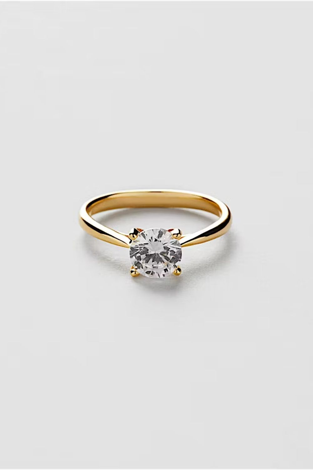 The One Ring 18k Gold Plated i gruppen Guldpläterat äkta silver / Guldpläterade ringar hos Glitter (1500617-12)