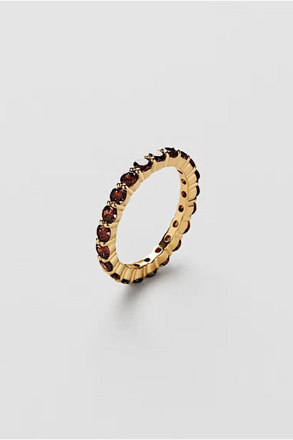 Eternity Espresso Ring 24k Gold Plated i gruppen Smycken / Ringar / Strass hos Glitter (1500668-12)