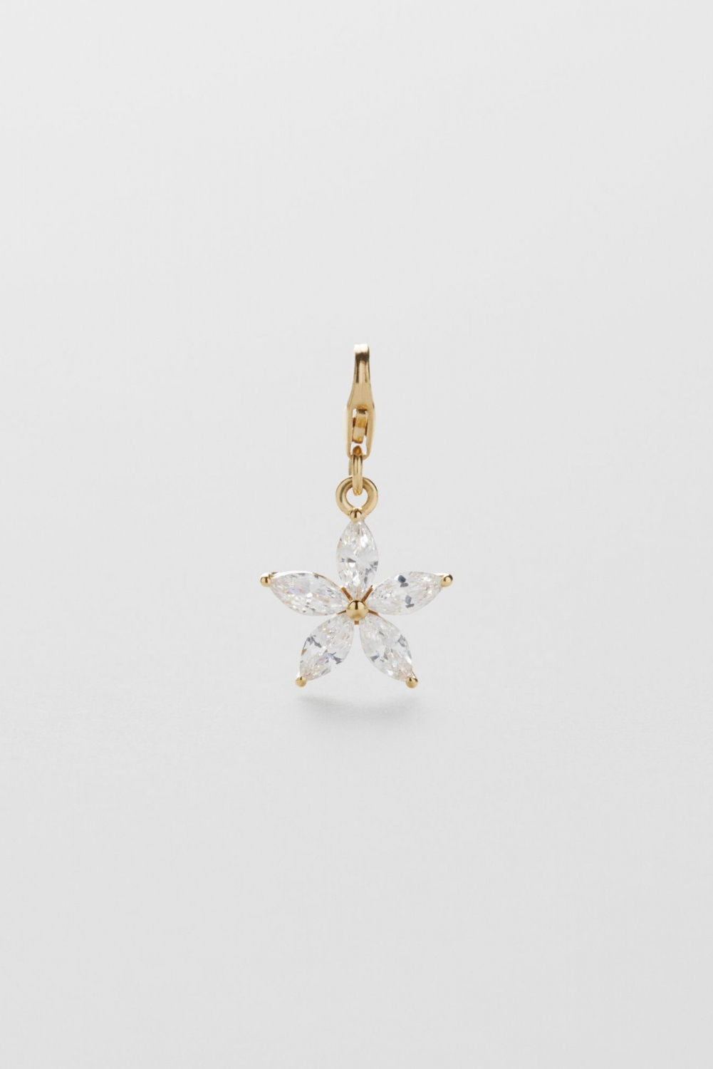 Flower Charm 24k Gold Plated i gruppen Store week / 2501 hos Glitter (1700085-12-ONESIZE)