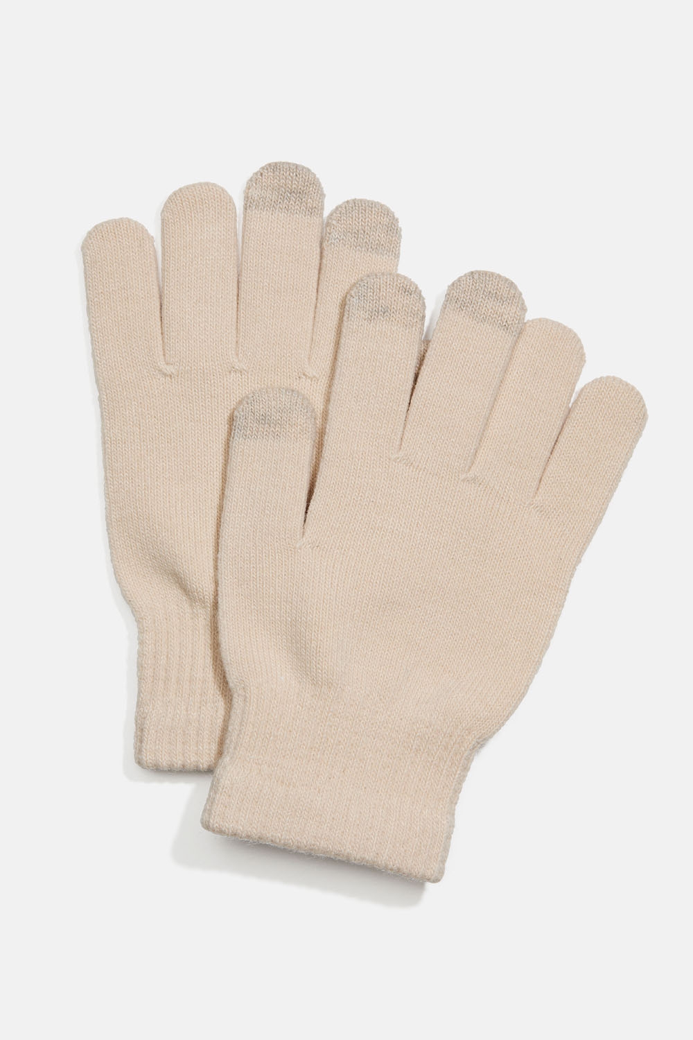 Beiga touchvantar i gruppen Accessoarer / Stickat / Vantar hos Glitter (171001358300)