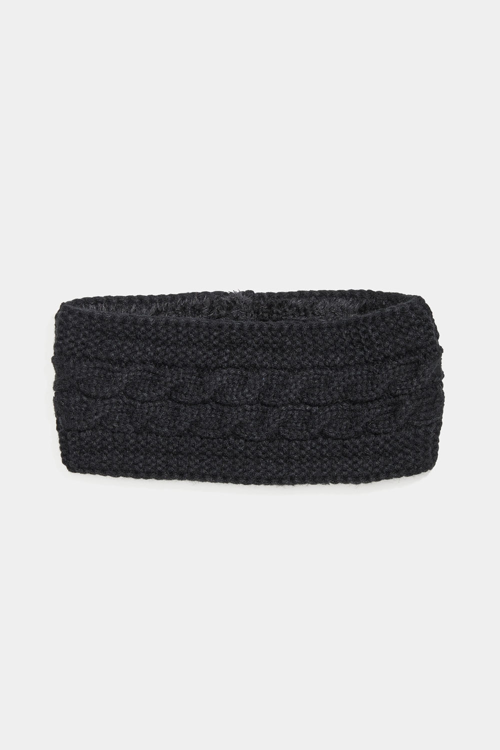 Svart stickat pannband i gruppen Accessoarer / Stickat / Mössor hos Glitter (171001469000)