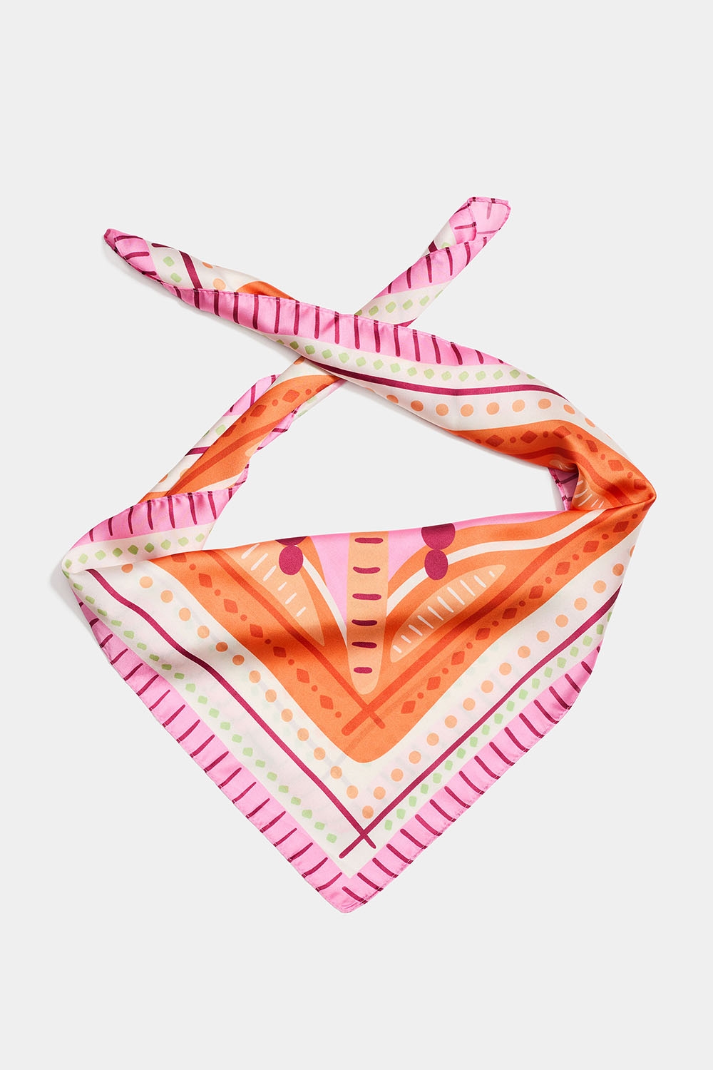Scarf med palm och blommotiv i gruppen Accessoarer / Scarves hos Glitter (171001635400)