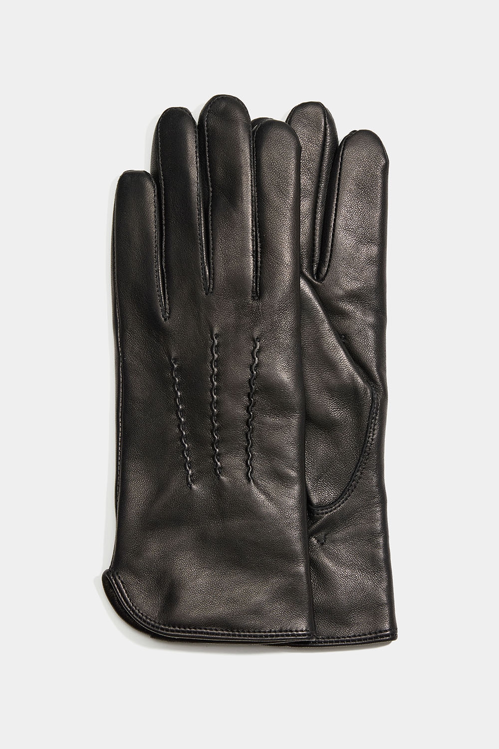 Svarta skinnhandskar med dekorativ söm i gruppen Accessoarer / Skinnhandskar / Skinnhandskar för dam hos Glitter (1710016990)
