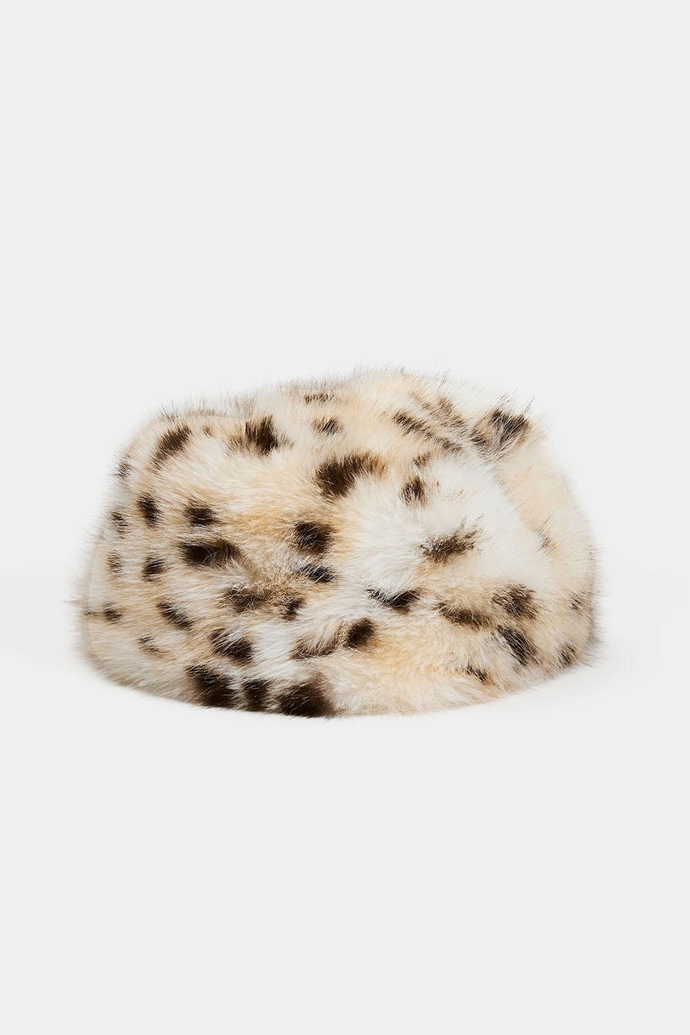 Hatt i leopardmönstrad fuskpäls i gruppen Accessoarer / Stickat / Mössor hos Glitter (171001880900)