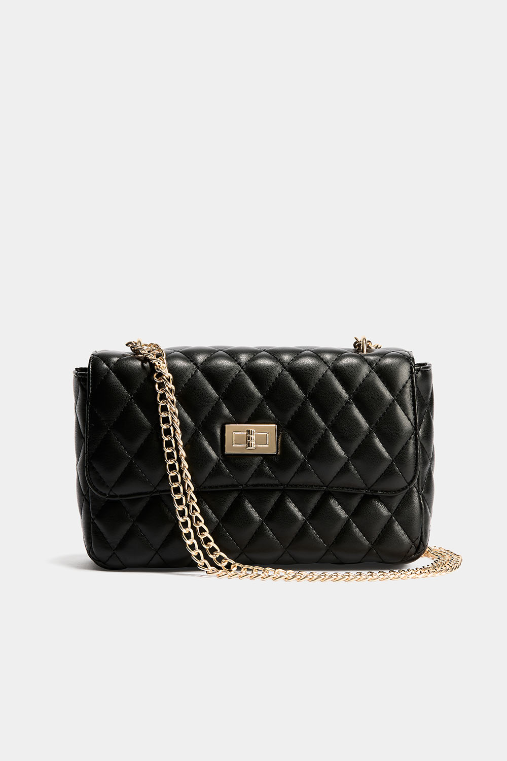 Quiltad axelremsväska med kedja i gruppen Väskor / Crossbody hos Glitter (172001539000)