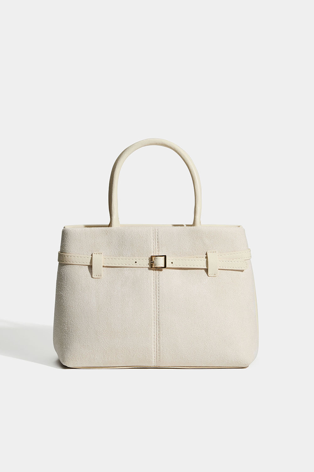 Liten beige väska med bältdetalj i gruppen Väskor / Shoppers hos Glitter (172001648300)