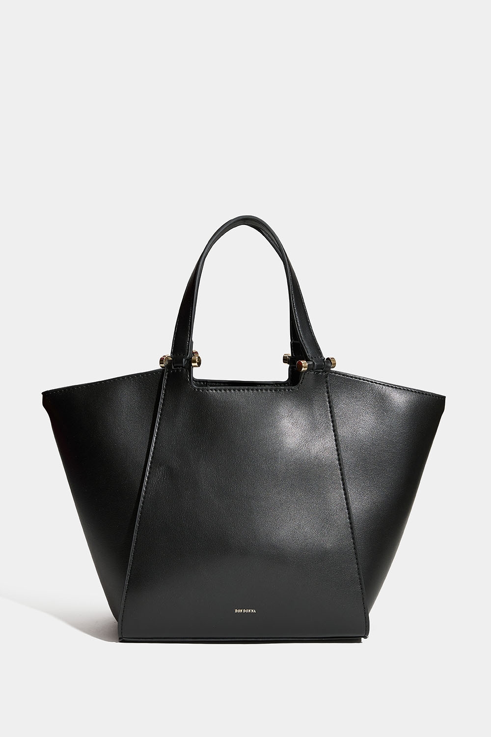 Liten svart tote bag med dubbel axelrem i gruppen Väskor / Shoppers hos Glitter (172001969000)