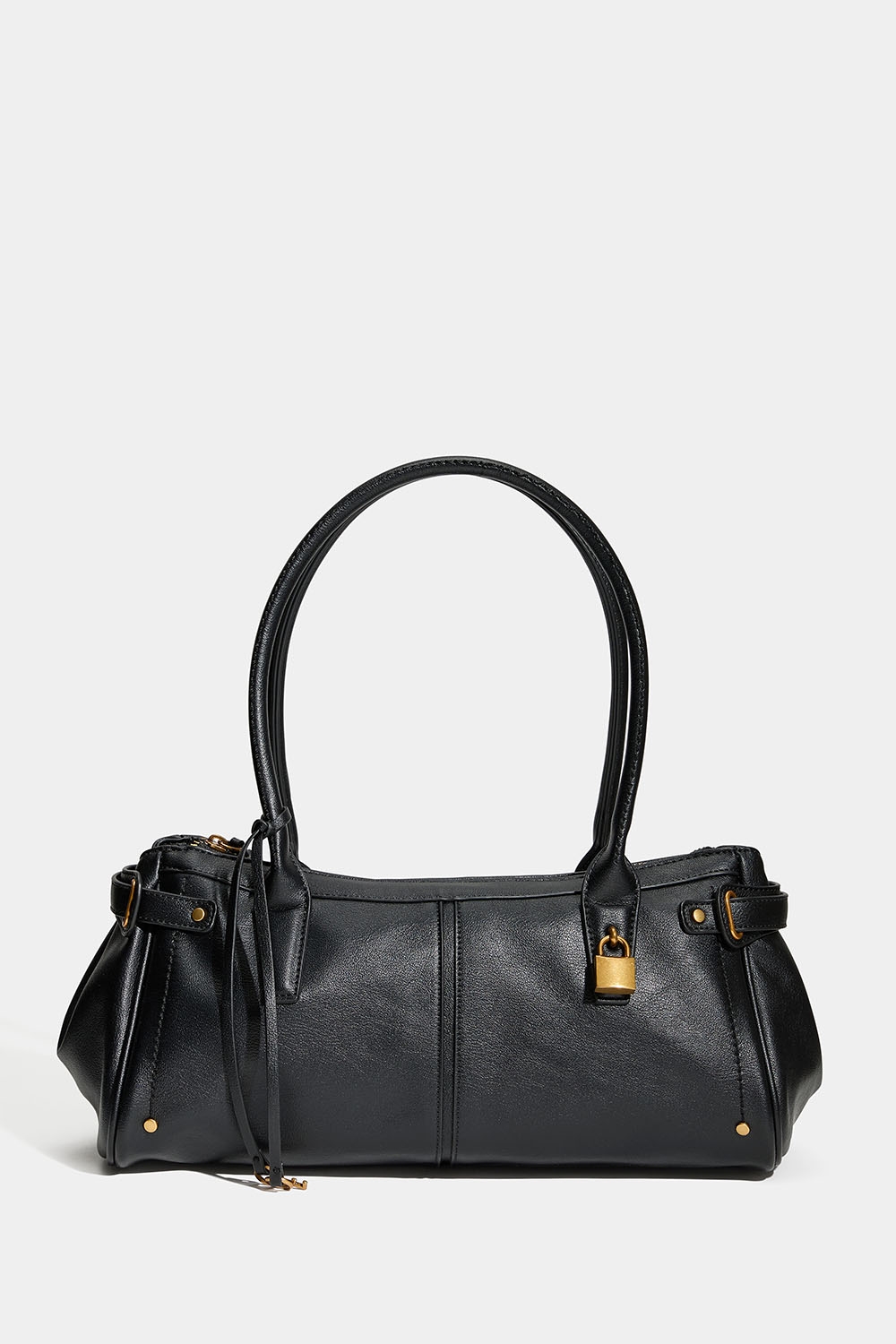 Svart väska med långa axelremmar i gruppen Väskor / Axelremsväskor hos Glitter (172001999000)