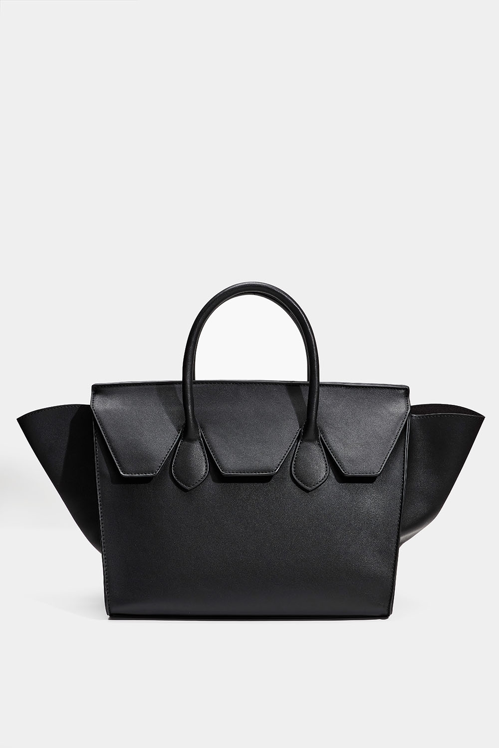 Svart strukturerad tote bag i gruppen Väskor hos Glitter (172002069000)