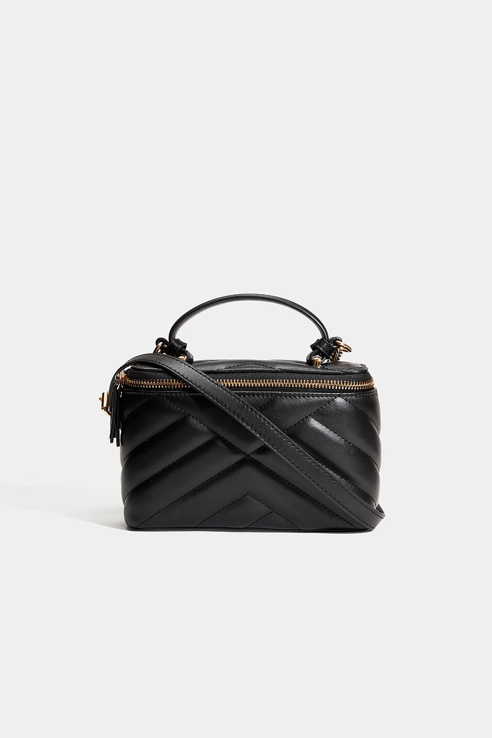 Svart crossbody med quiltad design i gruppen Väskor / Crossbody hos Glitter (172002079000)