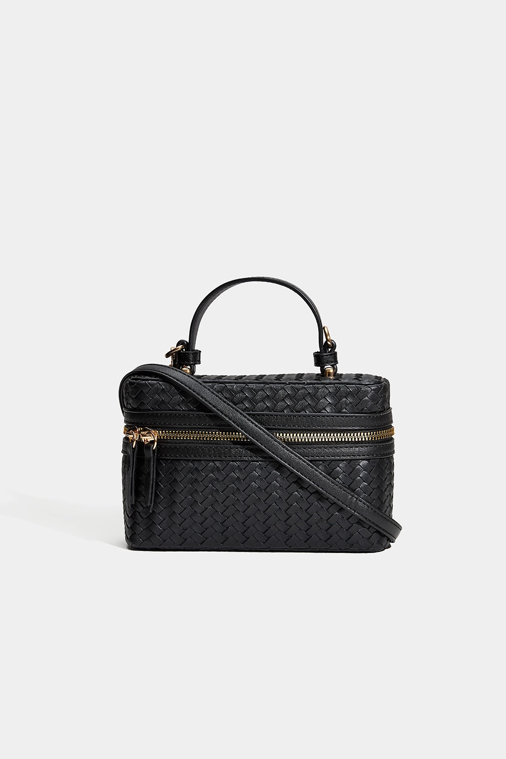 Svart crossbody med flätad design i gruppen Väskor / Crossbody hos Glitter (172002129000)