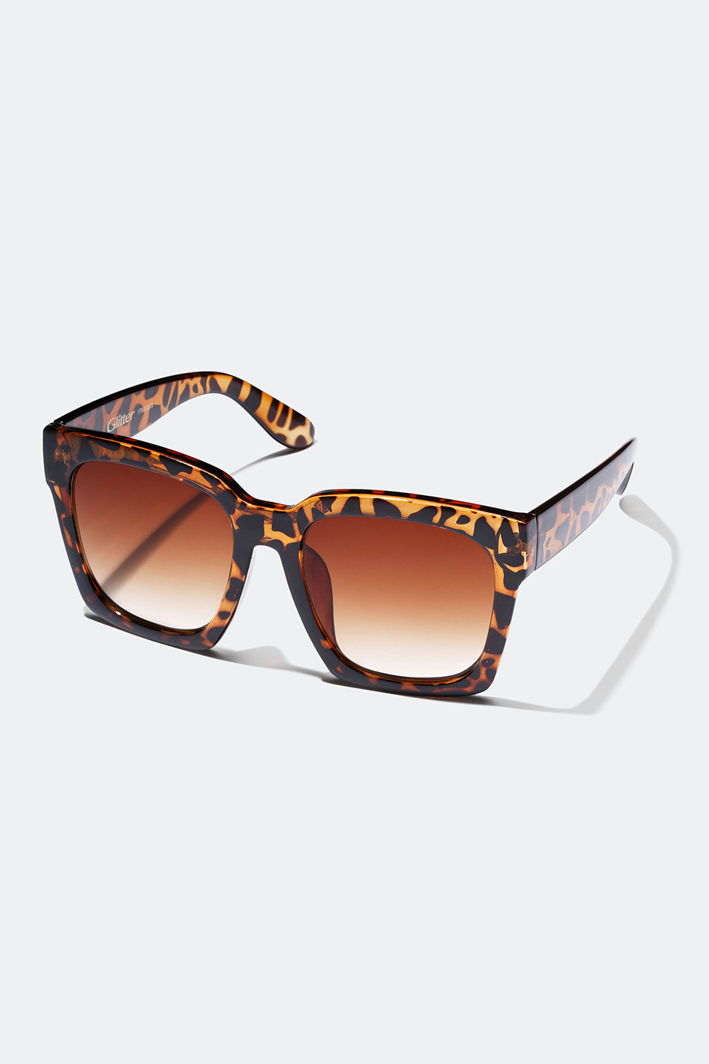 Oversize solglasögon med sköldpaddsmönster i gruppen Accessoarer / Solglasögon hos Glitter (17600013)