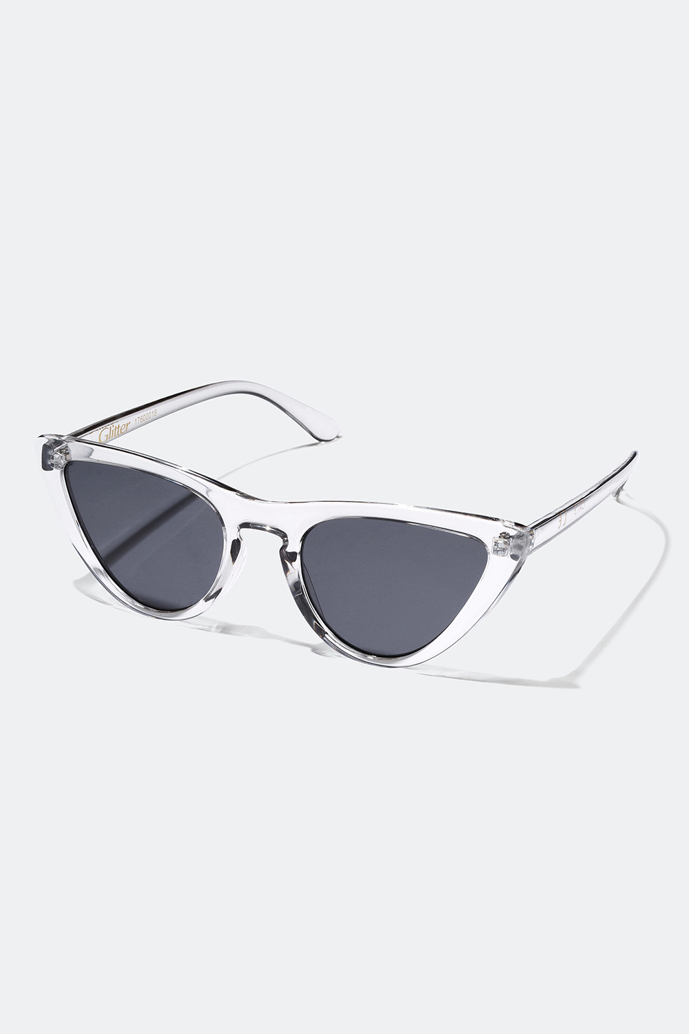 Cat eye solglasögon med transparenta bågar i gruppen Accessoarer / Solglasögon hos Glitter (17600018)