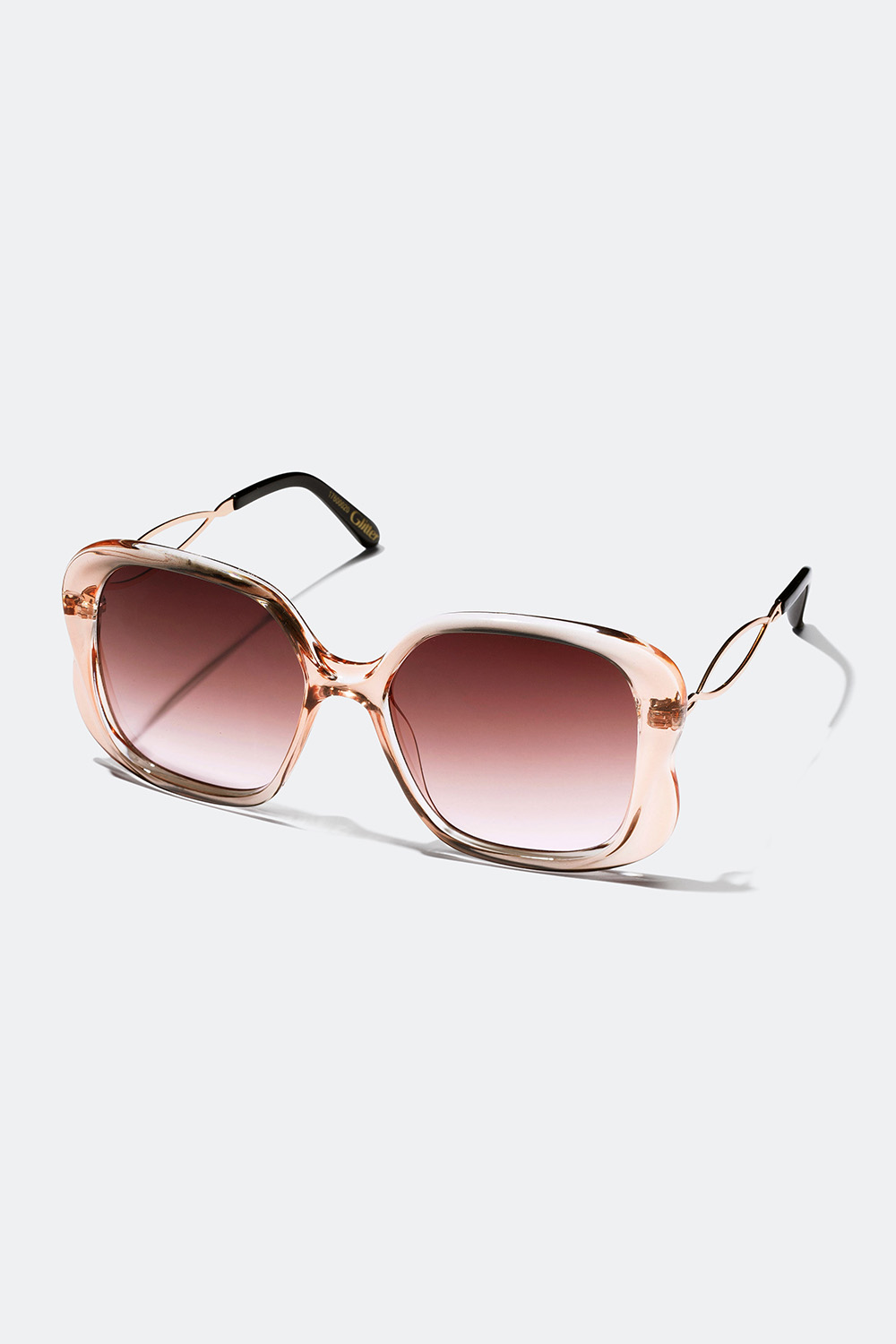 Oversize solglasögon med 70-tals stil i gruppen Solglasögon hos Glitter (17600020)