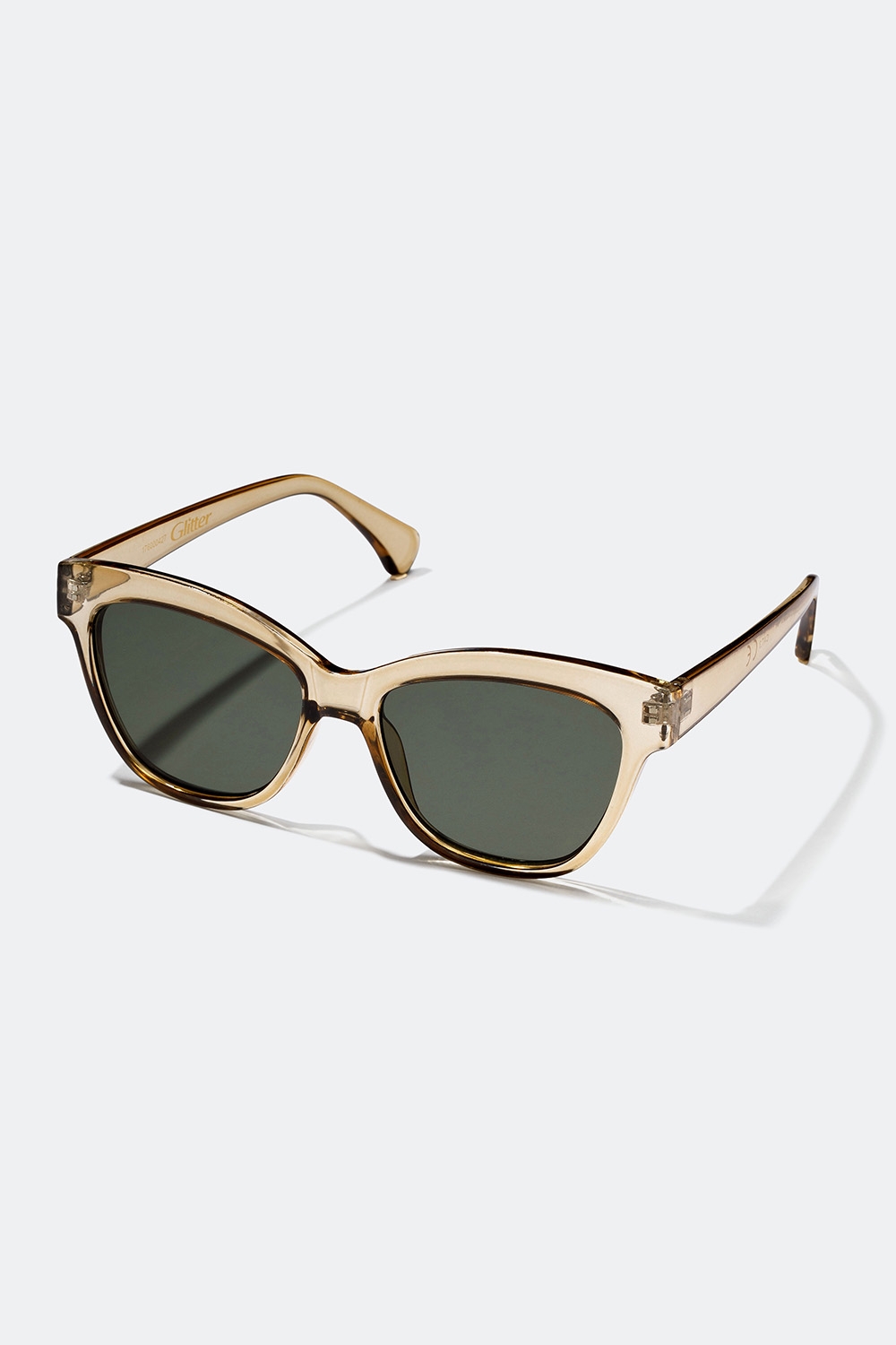 Solglasögon med gröna transparenta bågar i gruppen Accessoarer / Solglasögon hos Glitter (176000427700)
