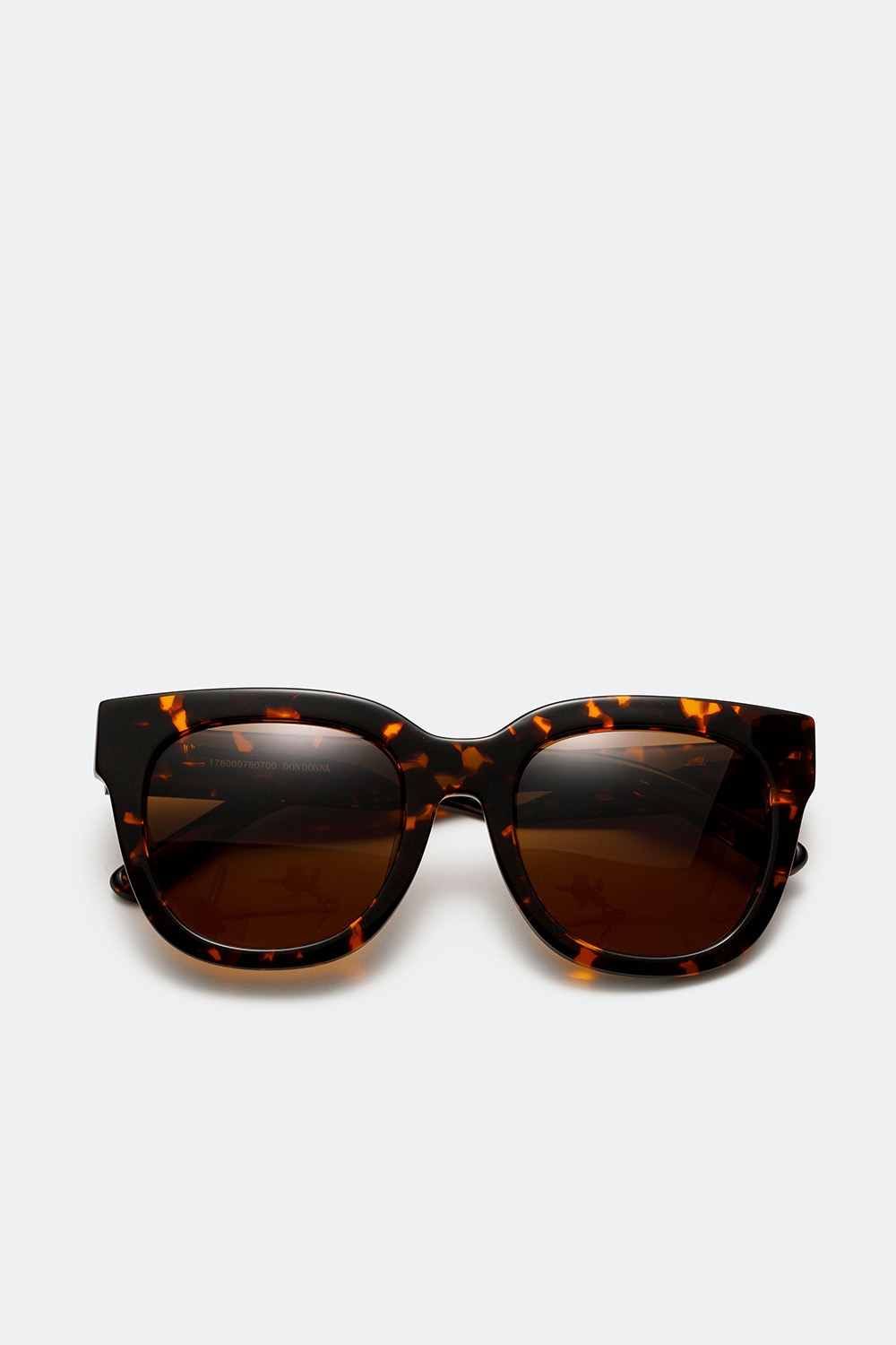 Bruna tortoisemönstrade solglasögon i gruppen Don Donna - solglasögon hos Glitter (176000760700)