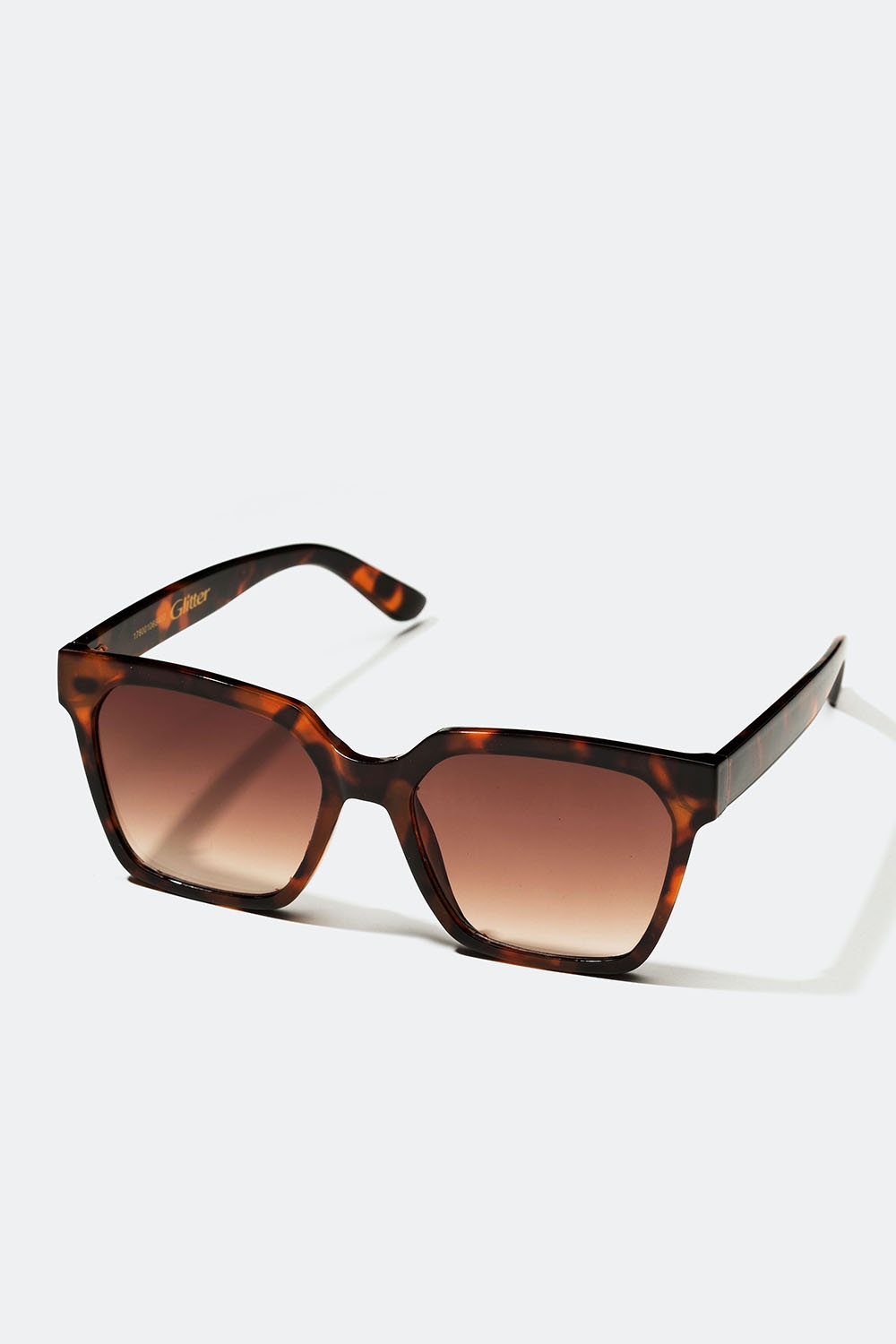 Bruna solglasögon med sköldpaddsmönstrade bågar i gruppen Accessoarer / Solglasögon hos Glitter (176001068400)