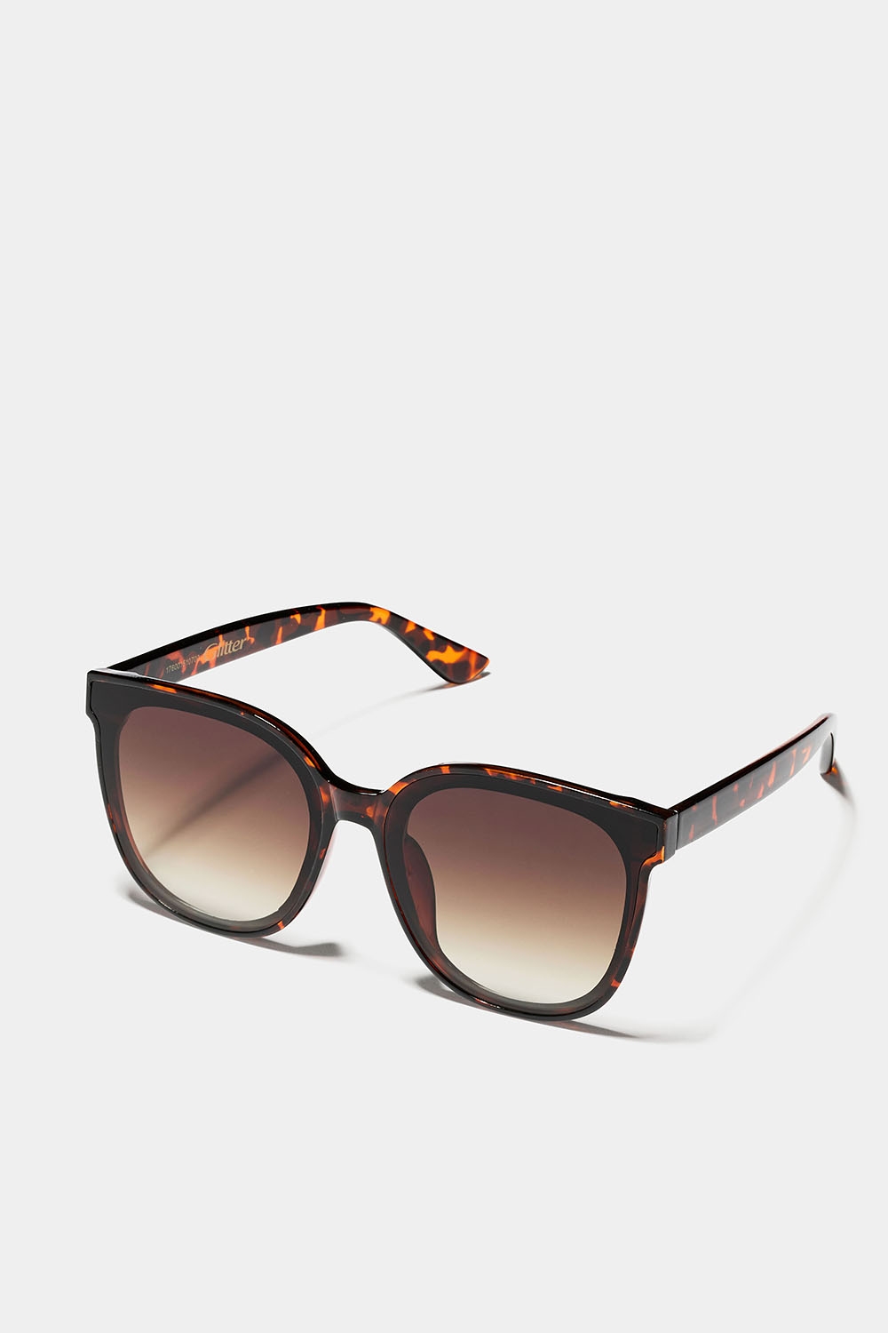 Tortoisemönstrade solglasögon i oversize modell i gruppen Accessoarer / Solglasögon hos Glitter (176001510700)