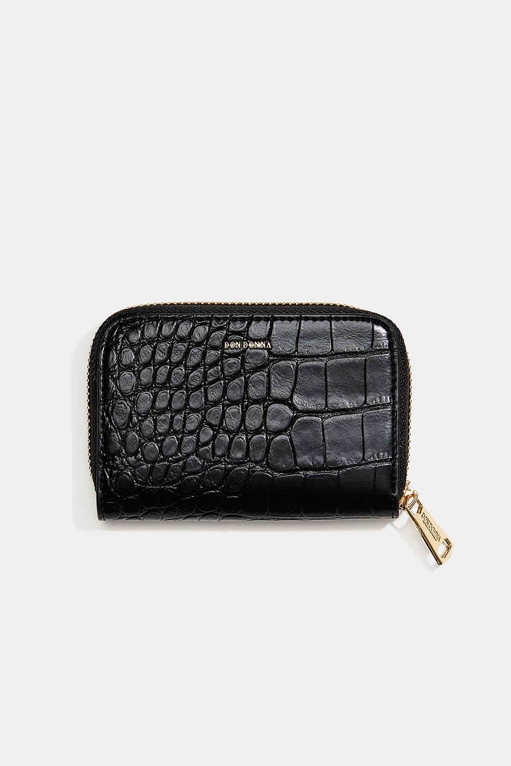 Svart krokodilmönstrad plånbok i gruppen Accessoarer / Plånböcker & korthållare / Plånböcker hos Glitter (177000369400)