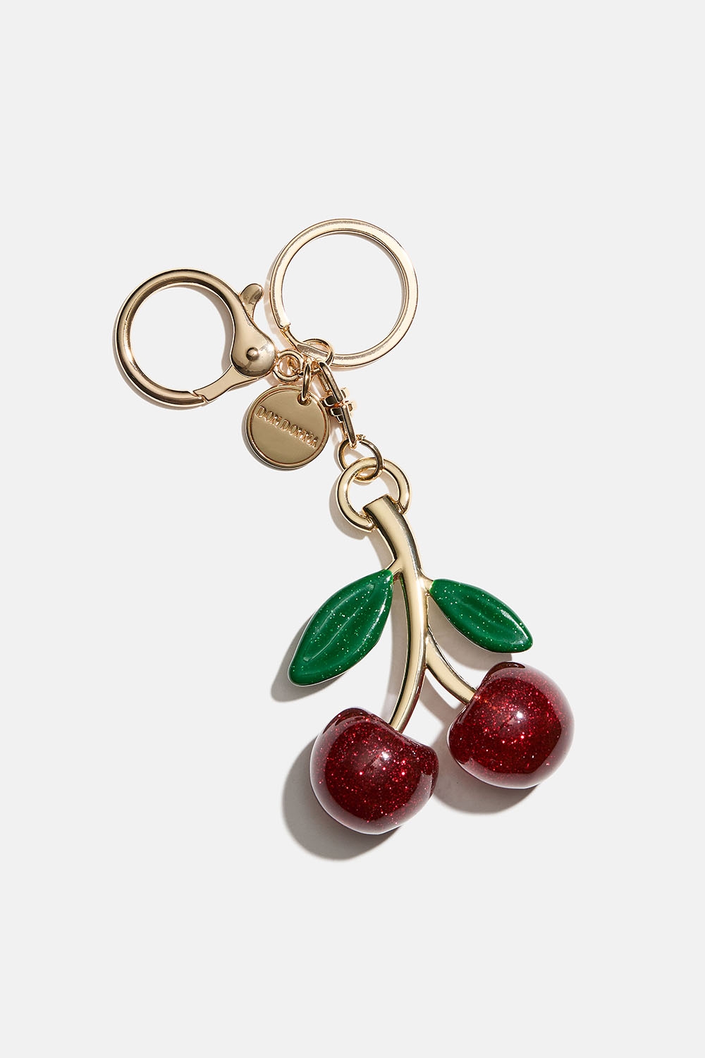 Väskdekoration med skimrigt körsbär i gruppen Väskor / Bag charms hos Glitter (177000696000)