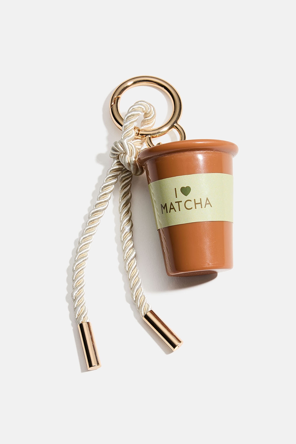 Väskdekoration med matcha och snöre i gruppen Väskor / Bag charms hos Glitter (177000738400)