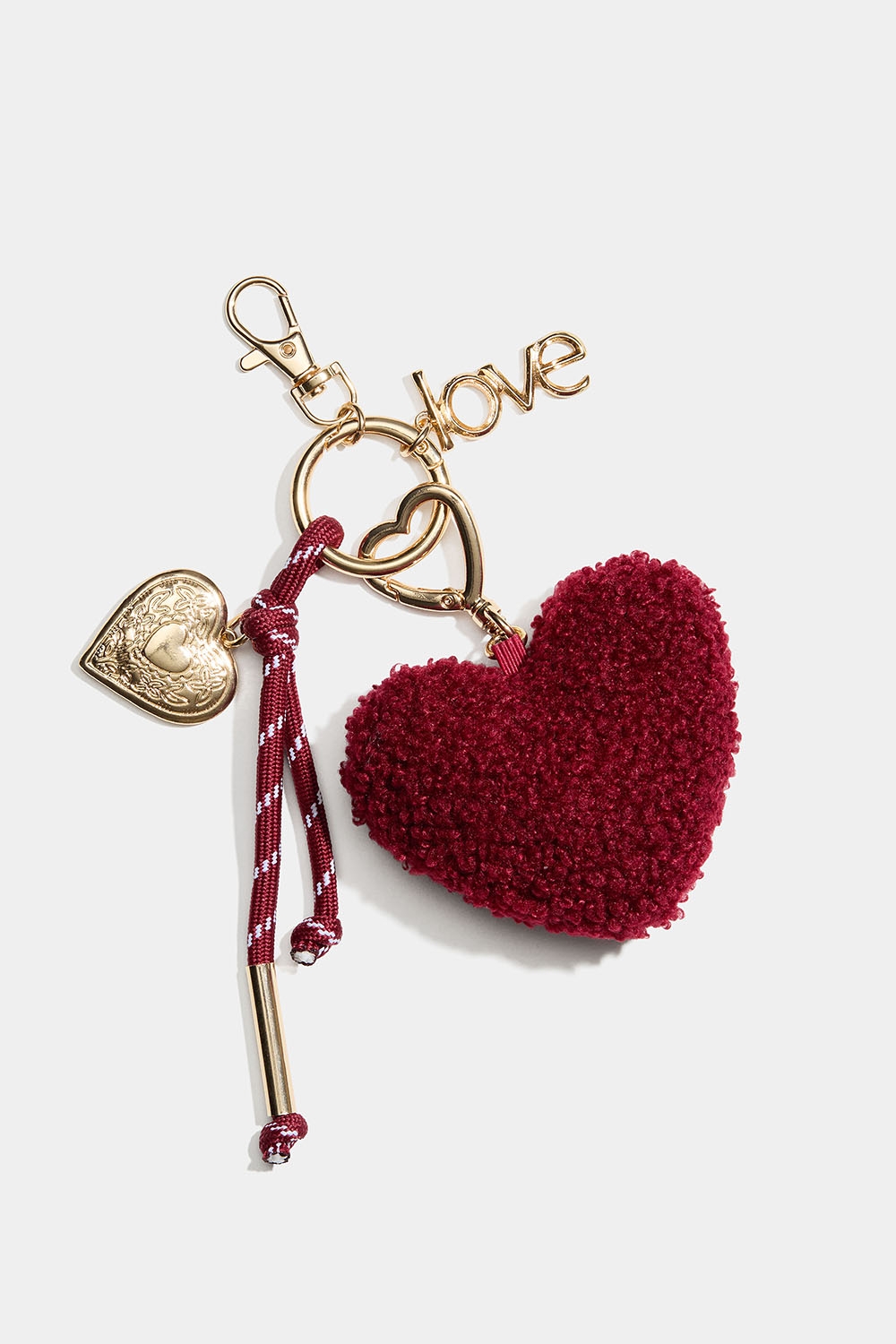 Väskdekoration med hjärta och berlocker i gruppen Store week / 2551 hos Glitter (177000766300)