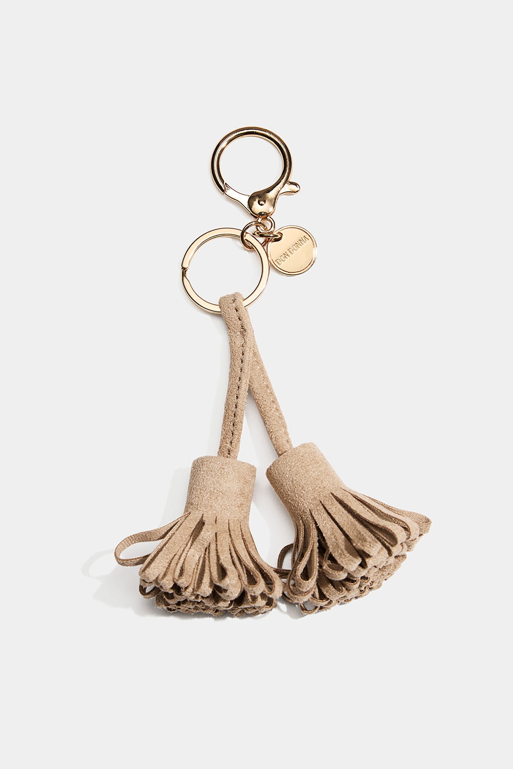 Väskdekoration med beiga tofsar i gruppen Don Donna hos Glitter (177000798300)