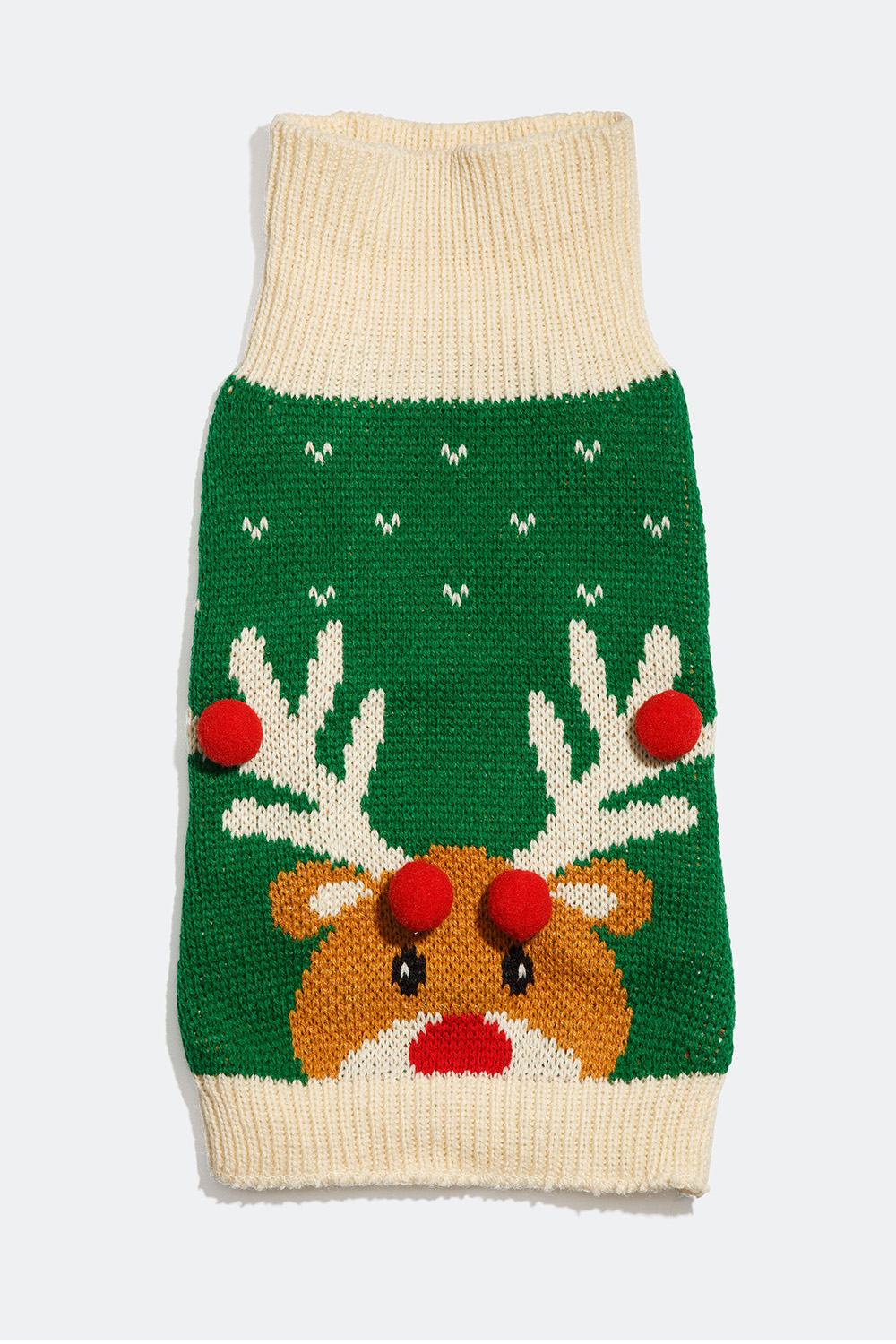 Stickad polo med Rudolf till husdjur i gruppen Jul / Christmas Pet hos Glitter (17800017)