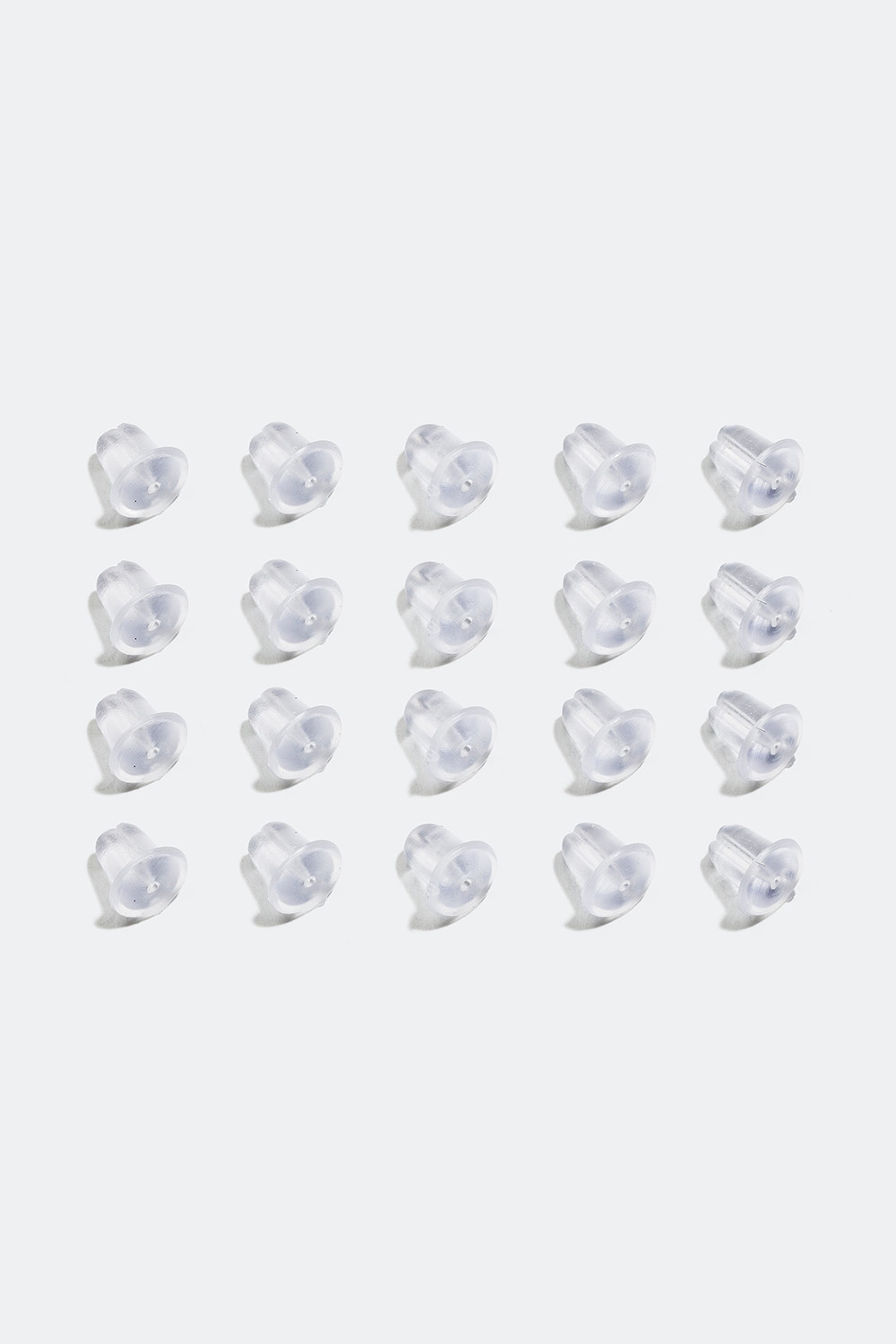 Extra lås till örhängen i gummi, 20-pack i gruppen Alla Smycken / Reservdelar hos Glitter (20900001)