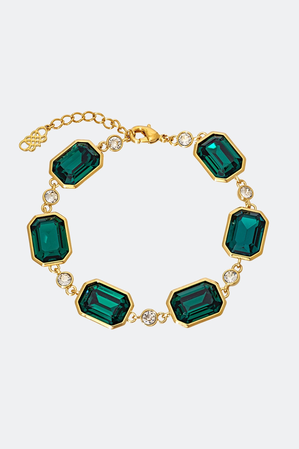 Diane bracelet - Emerald i gruppen Lily and Rose - Armband hos Glitter (251000087502)