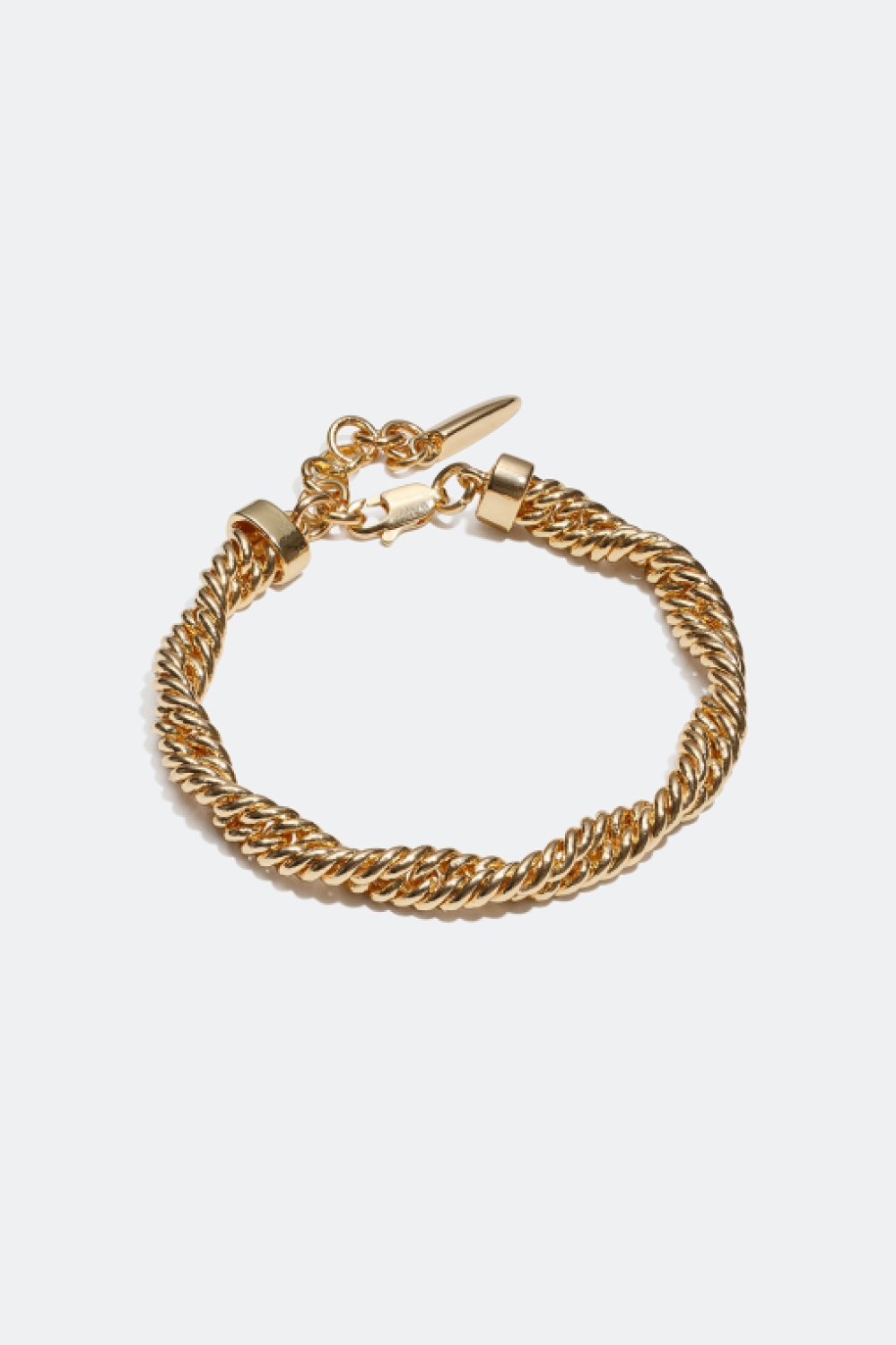 Guldfärgat armband med tvinnad design i gruppen Alla Smycken / Armband / Breda hos Glitter (25100019)