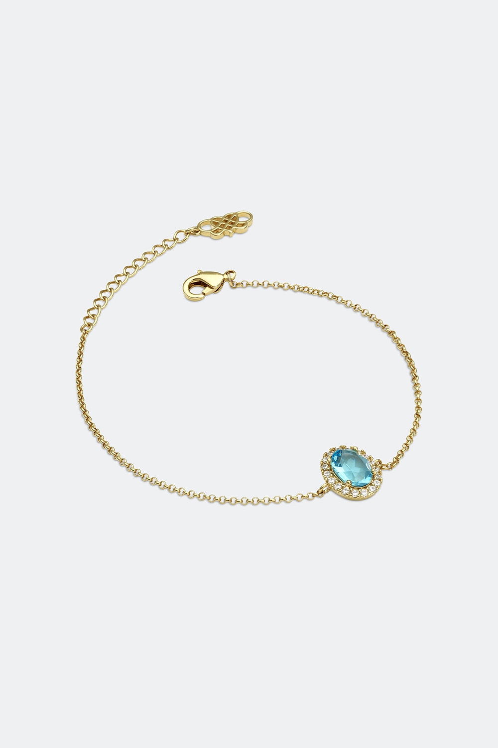 Miss Luna bracelet - Aquamarine i gruppen Lily and Rose - Armband hos Glitter (251000317302)
