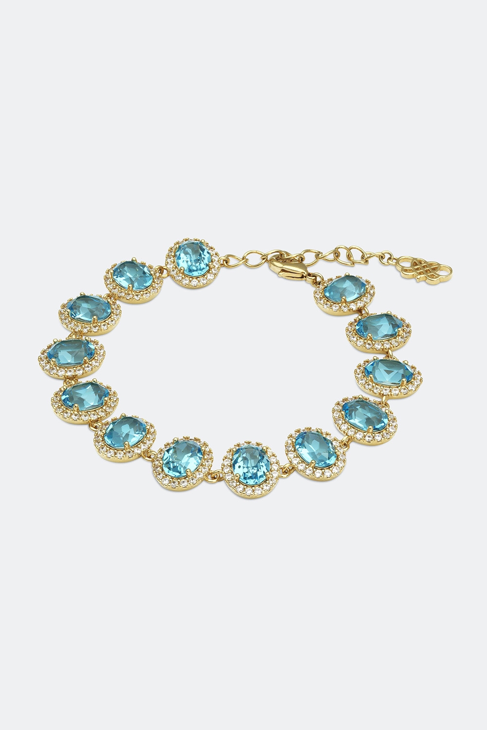 Luna bracelet - Aquamarine i gruppen Lily and Rose - Armband hos Glitter (251000337302)