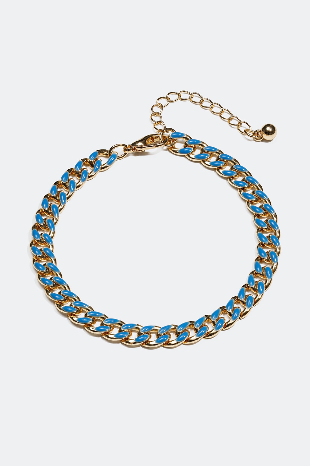 Kedjearmband i blått i gruppen Smycken / Armband / Tunna hos Glitter (251000587002)