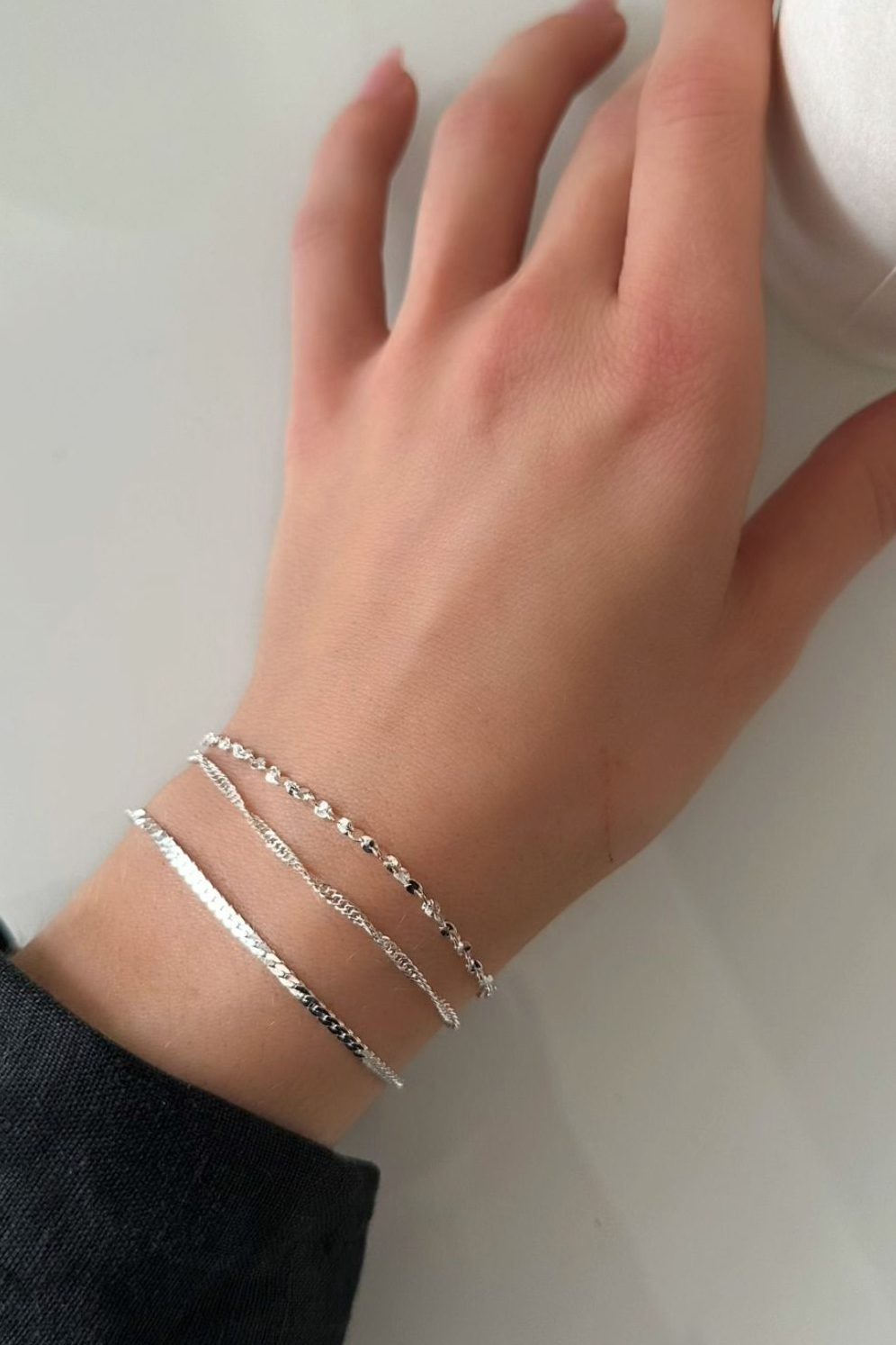 Kedjearmband, 3-pack i gruppen Smycken / Armband / Flerpack hos Glitter (251001121001)