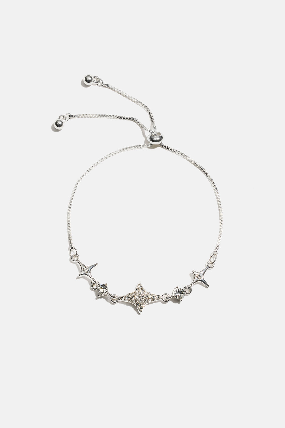 Armband med stjärnor och strass i gruppen Smycken / Armband / Tunna hos Glitter (251001791001)