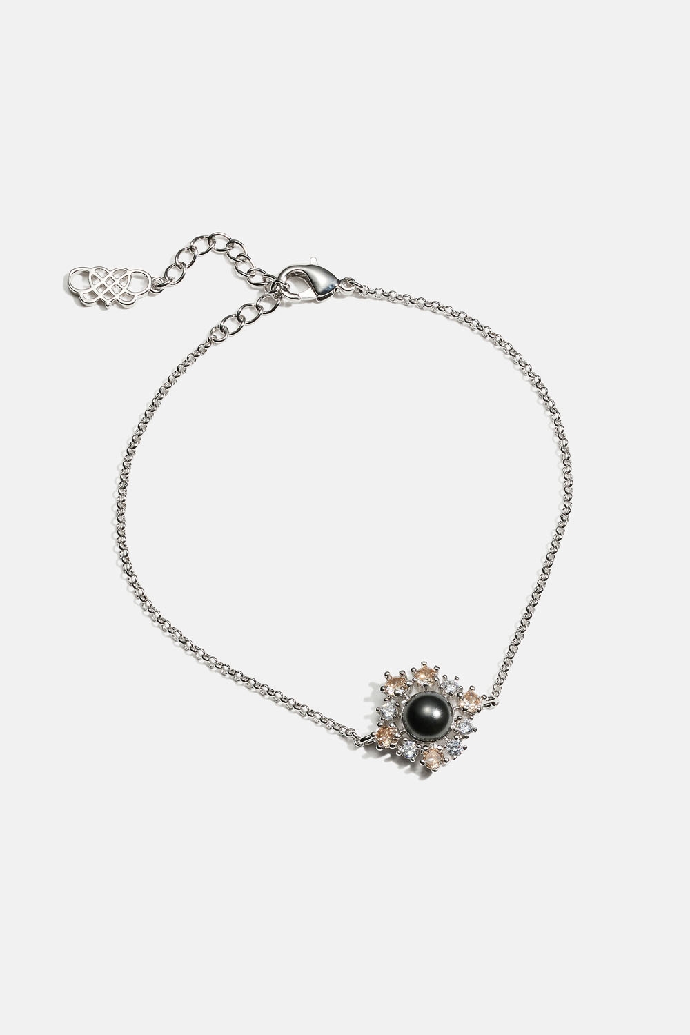 New Emily bracelet - Jet pearl i gruppen Store week / 2544 hos Glitter (251001919001)