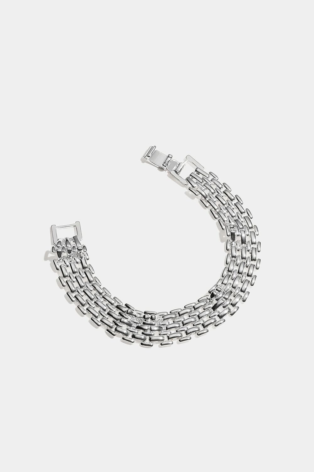 Brett armband med tät kedja i gruppen Smycken / Armband / Breda hos Glitter (251001961001)